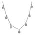 Foto de 25-1497 - GARGANTILLA PLATA DISCOS 4MM 42CM (ALARGADOR 3CM)