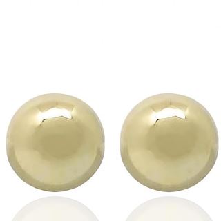 Foto de 70-MB10 - PENDIENTES MEDIA BOLA 10MM 18K 