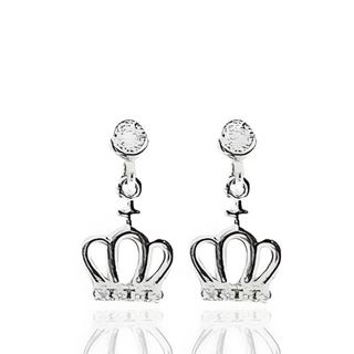 Foto de 25-0777 - PENDIENTES PLATA CORONA CIRCONITA 15MM 