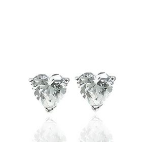 Foto de 25-0007 - PENDIENTES PLATA CORAZÓN 6MM