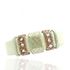 Foto de 00-BR-0723C - *OFERTA* PULSERA ACERO CUERO CREMA 18MM