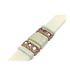 Foto de 00-BR-0723C - *OFERTA* PULSERA ACERO CUERO CREMA 18MM