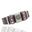 Foto de 00-BR-0723M - *OFERTA* PULSERA ACERO CUERO MARRÓN 18MM