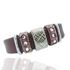 Foto de 00-BR-0723M - *OFERTA* PULSERA ACERO CUERO MARRÓN 18MM