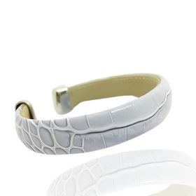 Foto de 00-BG-0624L - *OFERTA* BRAZALETE ACERO PIEL LILA 13MM