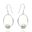 Foto de 25-200004-15P - PENDIENTES PLATA PERLA 30MM