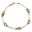 Foto de 04-563 - PULSERA COMBINADA LAPIDADA 20CM (3,10gr) 18K
