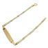 Foto de 88-1599C - PULSERA BEBÉ PLACA CIRCONITA 3X1 (PLACA 4X20MM) 12CM (1,08gr) 18K
