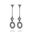 Foto de 59-AG144 - PENDIENTES PLATA CIRCONITA 35MM