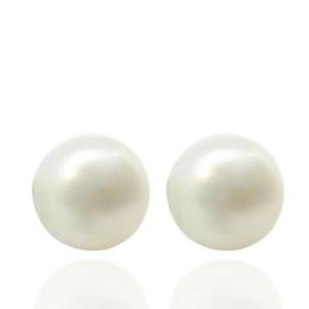 Foto de 95-10MM - PENDIENTES PLATA PERLA CULTIVADA 10-11MM