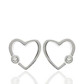 Foto de 25-00752 - PENDIENTES PLATA CORAZÓN 7MM 