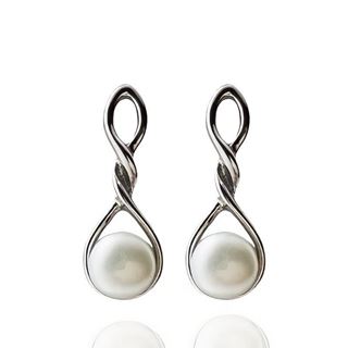 Foto de 43-3119 - *OFERTA* PENDIENTES PLATA PERLA 20MM