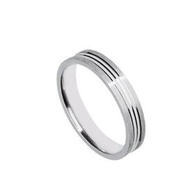 Foto de 10-939-097 - ALIANZA PLATA CONFORT MATE-BRILLO 4MM