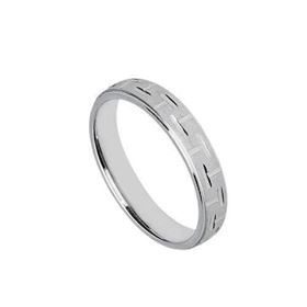 Foto de 10-939-099 - ALIANZA PLATA FACETADA 4MM