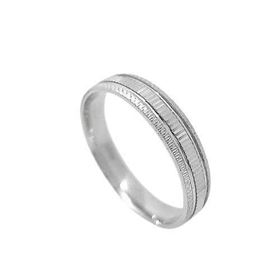 Foto de 10-939-180 - ALIANZA PLATA FACETADA CONFORT 4MM