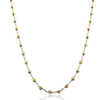 Foto de 28-3120-45 - GARGANTILLA BOLAS LAPIDADAS 2.5MM 45CM (3,94gr) 18K**
