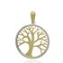 Foto de 51-13323 - COLGANTE ÁRBOL DE LA VIDA BICOLOR 22MM 18K