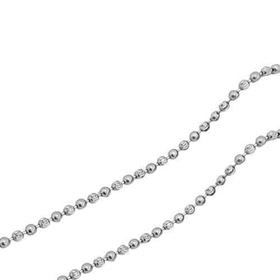 Foto de 20-BEAD200X42 - CADENA PLATA BOLAS LAPIDADAS 2MMX42CM 