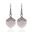 Foto de 43-4164R - *OFERTA* PENDIENTES PLATA PIEDRA ROSA CIRCONITA 44MM 