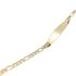 Foto de 45-053M - PULSERA PLACA 3X1 3MM 18.5CM (PLACA 7X25MM) (2,14gr) 18K 