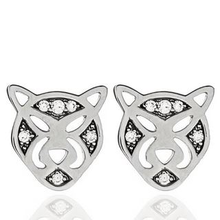 Foto de 22-140044 - *OFERTA* PENDIENTES PLATA PANTERA CIRCONITA 11MM