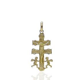 Foto de 88-CCV0 - CRUZ CARAVACA PEQUEÑA RELIEVE 13MM 18K