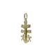 Foto de 88-CCV0 - CRUZ CARAVACA PEQUEÑA RELIEVE 13MM 18K