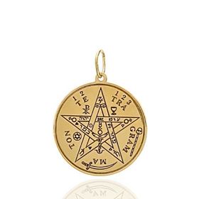 Foto de 88-6121-16 - COLGANTE TETRAGRAMATÓN 16MM 18K**
