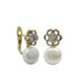 Foto de 99-PT742 - PENDIENTES TÚ Y YO 12MM CATALÁN 18K