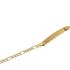Foto de 9K88-009 - PULSERA PLACA 3X1 3.8MM 18.5CM (PLACA 7X30MM) (1,77gr) 9K**