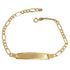 Foto de 9K88-009 - PULSERA PLACA 3X1 3.8MM 18.5CM (PLACA 7X30MM) (1,77gr) 9K**