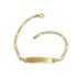 Foto de 9K88-008 - PULSERA PLACA 3X1 2.6MM 17CM (PLACA 6X25MM) (1,29gr) 9K**