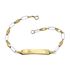 Foto de 28-200916 - PULSERA PLACA BICOLOR 3MM 18.5CM (3,23gr) 18K