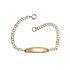 Foto de 88-0001 - PULSERA BEBÉ PLACA HUNGARINA 2.50MM 11.5CM (0,94gr) 18K