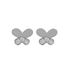 Foto de 99-PT792B - PENDIENTES MARIPOSA CIRCONITA 5MM O.B. 18K