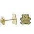 Foto de 51-703005 - PENDIENTES OSO BICOLOR 6MM 18K