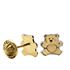 Foto de 51-703005 - PENDIENTES OSO BICOLOR 6MM 18K