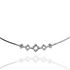 Foto de 14-2401B - GARGANTILLA OMEGA CIRCONITA (MOTIVO 8X30MM) 42CM O.B. 18K