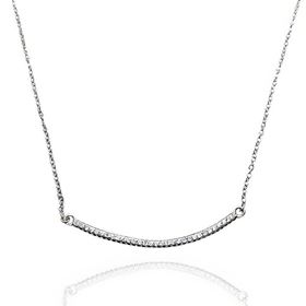 Foto de 25-0018G - GARGANTILLA PLATA CIRCONITA 40MM 40CM (ALARGADOR 5CM)