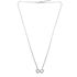 Foto de 25-045G - GARGANTILLA PLATA INFINITO CIRCONITA 7X15MM 42CM (ALARGADOR 5CM)