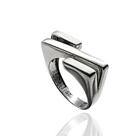 Foto de 38-62S - *OFERTA* SORTIJA PLATA CALADA 9X21MM