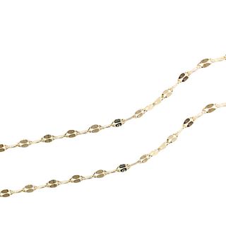 Foto de 04-VER20X40 - CADENA VERONA CALIBRE 20 0.10MMX40CM (0,85gr) 18K 