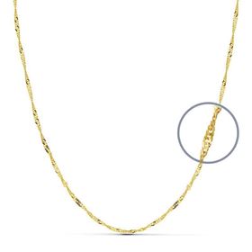 Foto de 04-SING17X45 - CADENA SINGAPUR CALIBRE 17 1.2MMX45CM (1,09gr) 18K