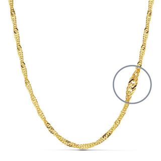 Foto de 04-SING20X45 - CADENA SINGAPUR CALIBRE 20 1.5MMX45CM (1,54gr) 18K