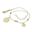 Foto de 10-401-1051 - PULSERA DOS DISCOS 6-10MM 19CM (ANILLA A 2CM) (2,07gr)**