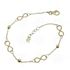 Foto de 10-656-058 - PULSERA CUATRO INFINITOS 10X4MM 18CM 18K**