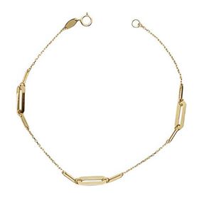Foto de 10-401-1674 - PULSERA COMBINADA 3.7-2.5MM 19CM 18K**
