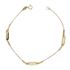 Foto de 10-401-1674 - PULSERA COMBINADA 3.7-2.5MM 19CM 18K**