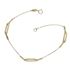 Foto de 10-401-1674 - PULSERA COMBINADA 3.7-2.5MM 19CM 18K**