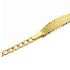 Foto de 9K88-011 - PULSERA BEBÉ PLACA BARBADA 2.5MM 14CM 9K** 